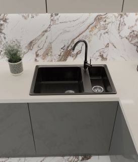 Мойка кухонная GranFest LEVEL LV-760K черный